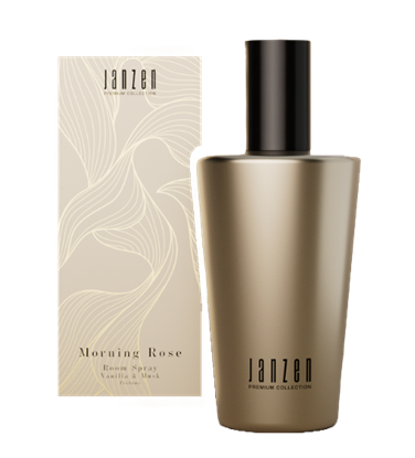 JANZEN ROOM SPRAY MORNING ROSE PREMIUM GOLD 300ML